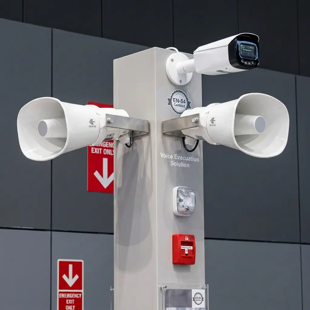 voice alarm systems solutions - RomAudioVideo